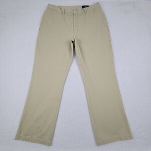 Vineyard Vines Club Pant Mens 38 x 32 Measures 36 x 31 Khaki Cotton Twill **READ